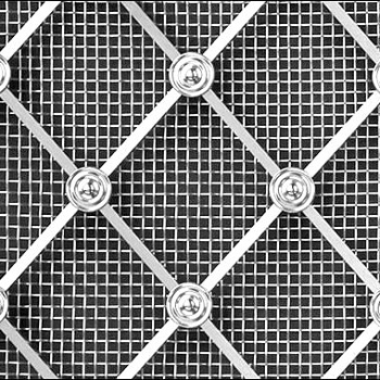 Stainless Steel Regency Diamond Grille 41mm All Plain