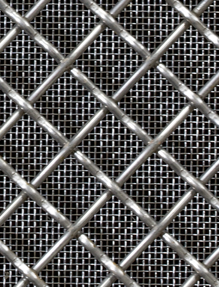 Large Radiator Cover Grille, Crimped Mesh 1X.665 12.5 X 12.5 Ss3162.5